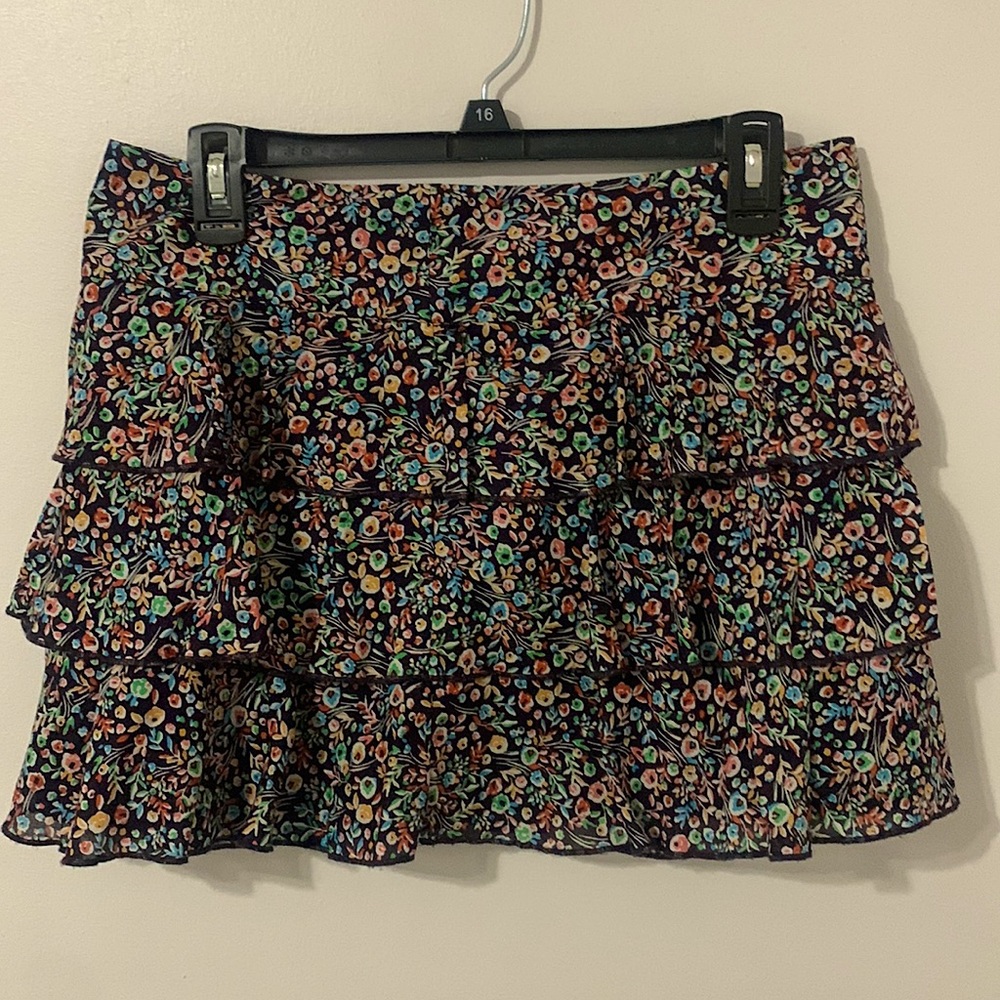 EXPRESS Floral Mini Skirt
